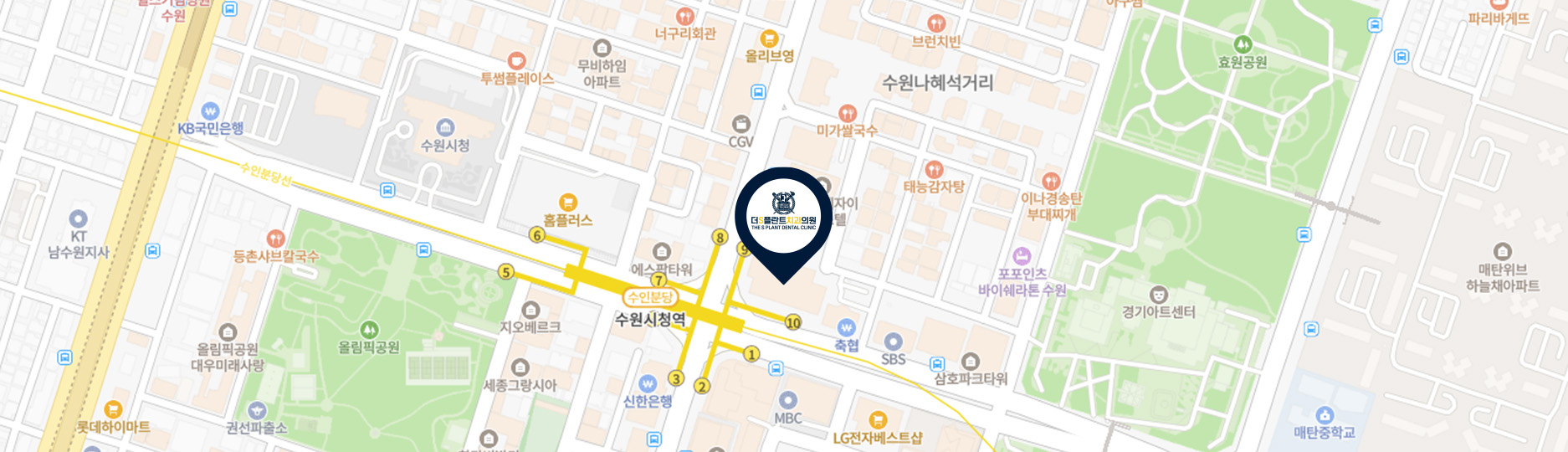 더에스플란트치과 약도